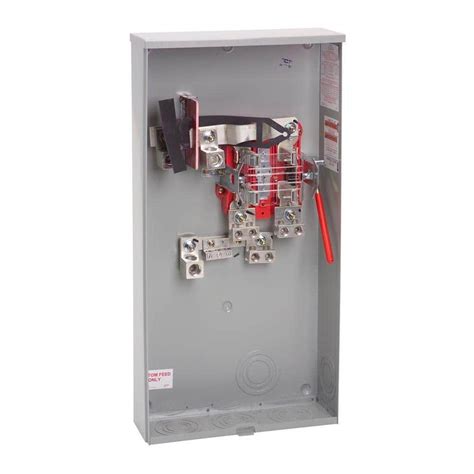 1-Phase socket is used for meter mounting base. . Milbank 400 amp meter socket with 2200 amp breakers